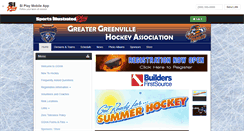 Desktop Screenshot of greenvillehockey.com